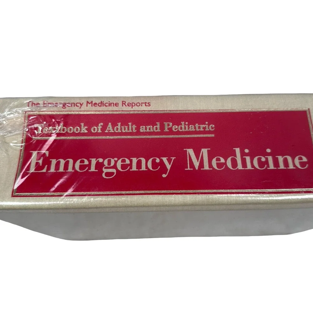 Textbook of Adult and Pediatric Emergency Medicine Gideon Bosker Hardcover NEW